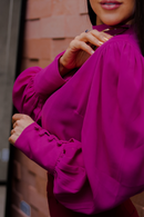 Camisa princesa alfaiataria Rosa Pink