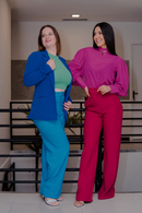 Camisa princesa alfaiataria Rosa Pink