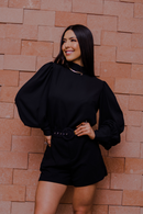 Camisa princesa alfaiataria Preto