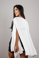 Capa em alfaiataria Branco